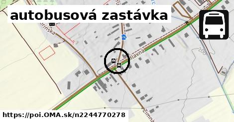 autobusová zastávka