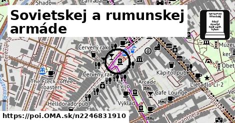 Sovietskej a rumunskej armáde