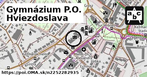 Gymnázium P.O. Hviezdoslava