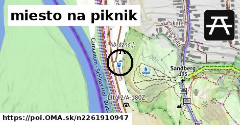 miesto na piknik