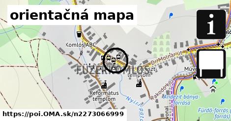 orientačná mapa