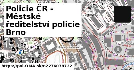 Policie ČR - Městské ředitelství policie Brno