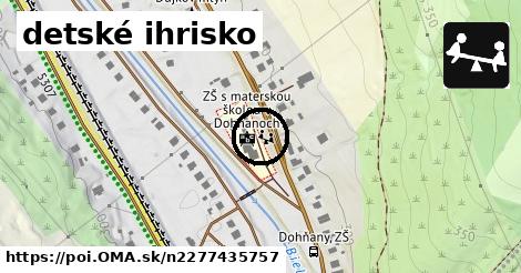 detské ihrisko