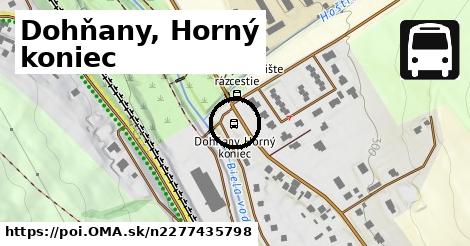 Dohňany, Horný koniec