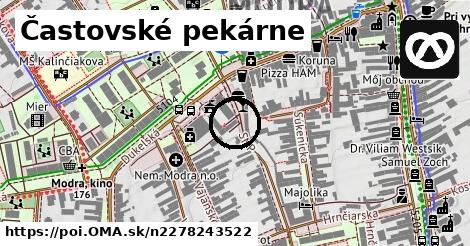 Častovské pekárne