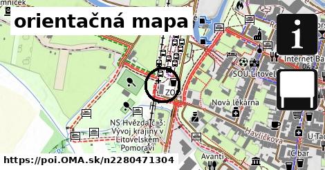 orientačná mapa