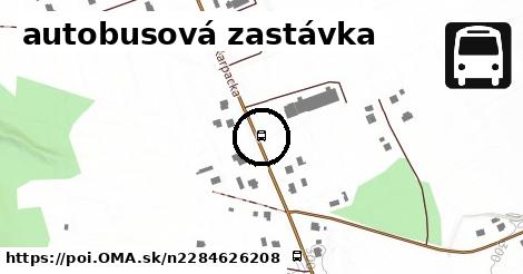 autobusová zastávka