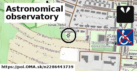 Astronomical observatory