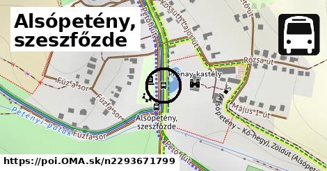 Alsópetény, szeszfőzde