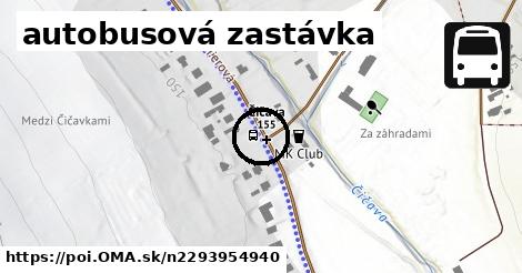 autobusová zastávka