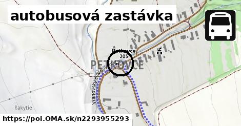 autobusová zastávka