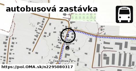 autobusová zastávka