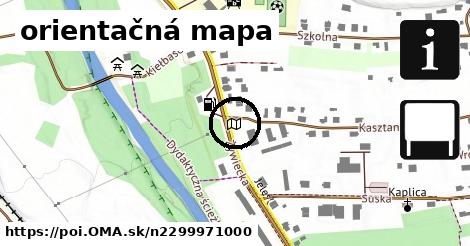 orientačná mapa