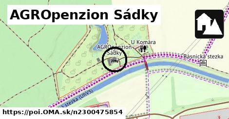 AGROpenzion Sádky