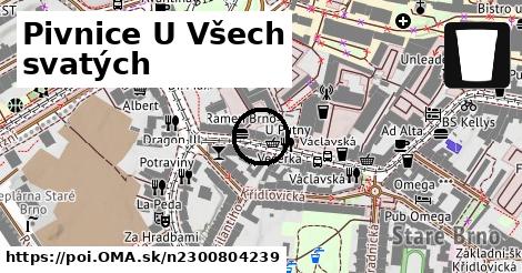 Pivnice U Všech svatých