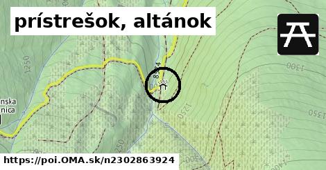 prístrešok, altánok