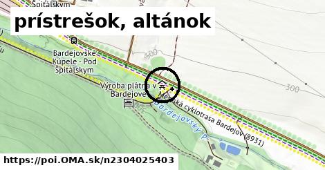 prístrešok, altánok