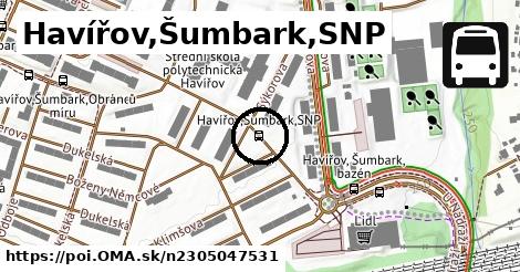 Havířov,Šumbark,SNP