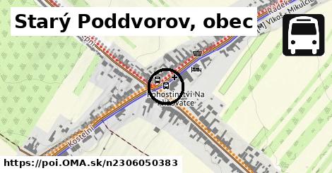 Starý Poddvorov, obec