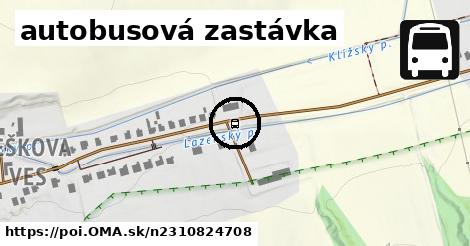 autobusová zastávka