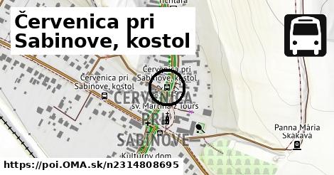 Červenica pri Sabinove, kostol