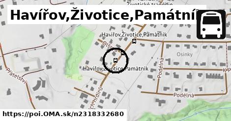 Havířov,Životice,Památník