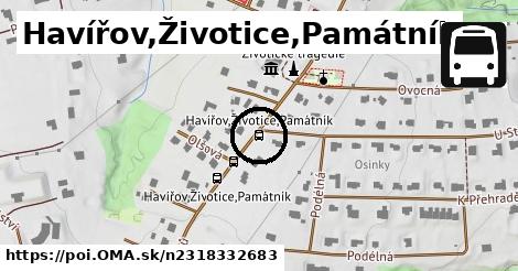 Havířov,Životice,Památník