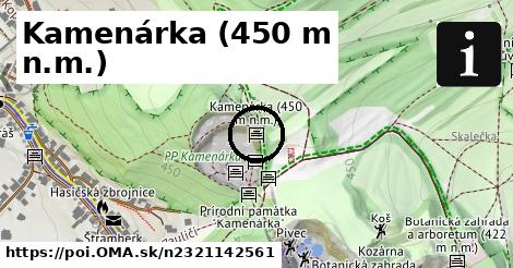 Kamenárka (450 m n.m.)