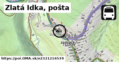 Zlatá Idka, pošta