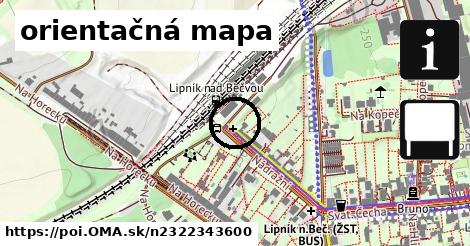 orientačná mapa