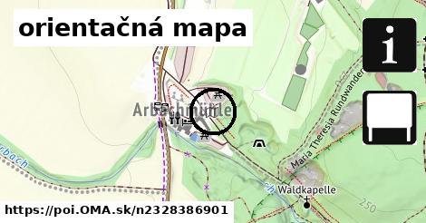 orientačná mapa