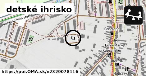 detské ihrisko