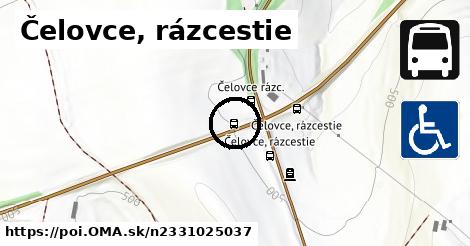 Čelovce, rázcestie