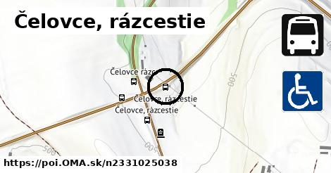 Čelovce, rázcestie