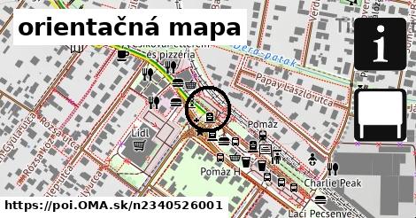 orientačná mapa