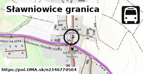 Sławniowice granica