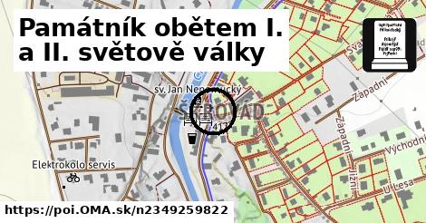 Památník obětem I. a II. světově války