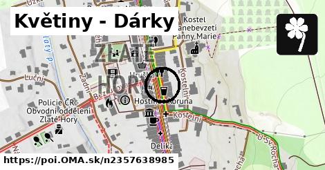 Květiny - Dárky