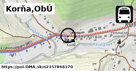 Korňa,ObÚ