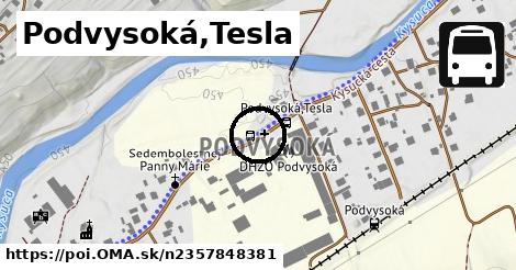 Podvysoká,Tesla