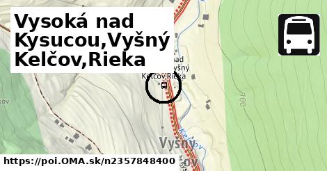 Vysoká nad Kysucou,Vyšný Kelčov,Rieka