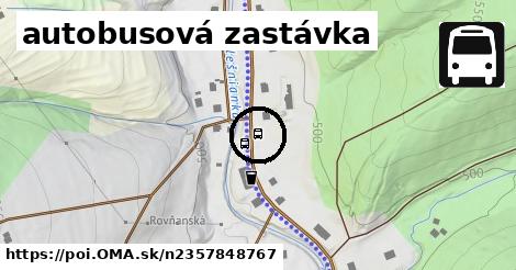 autobusová zastávka