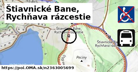 Štiavnické Bane, Rychňava rázcestie