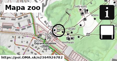 Mapa zoo