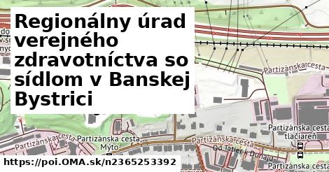 Regionálny úrad verejného zdravotníctva so sídlom v Banskej Bystrici