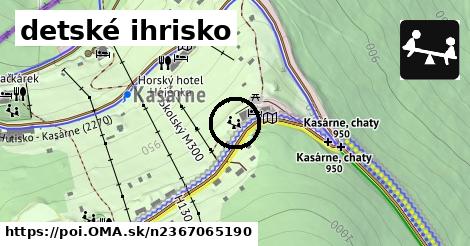 detské ihrisko