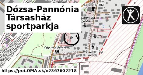 Dózsa-Pannónia Társasház sportparkja