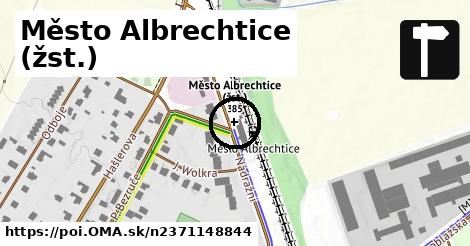 Město Albrechtice (žst.)