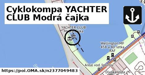 Cyklokompa YACHTER CLUB Modrá čajka