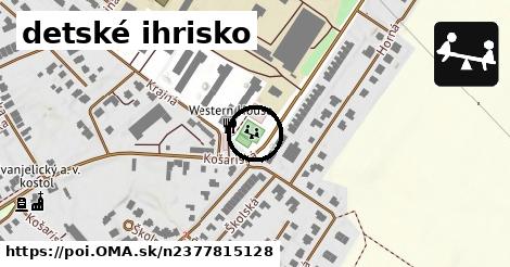 detské ihrisko